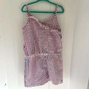 Vineyard Vines seersucker romper